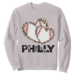Funny Vintage Philly Baseball Sweatshirt Sport Humor Gift TS12 Ice Gray Print Your Wear