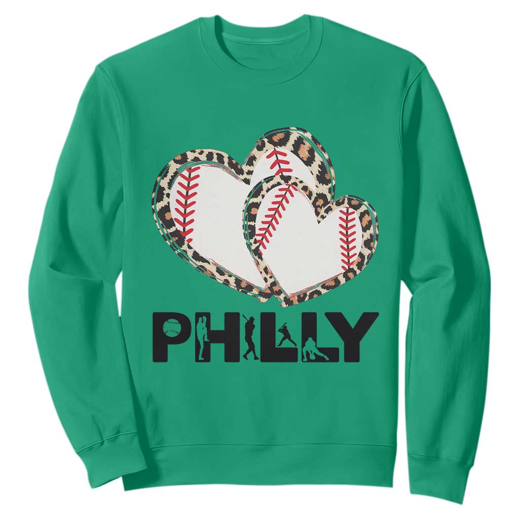 Funny Vintage Philly Baseball Sweatshirt Sport Humor Gift TS12 Irish Green Print Your Wear
