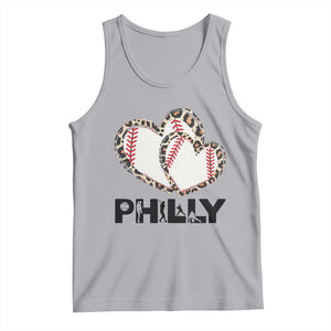 Funny Vintage Philly Baseball Tank Top Sport Humor Gift TS12 Athletic Heather Print Your Wear
