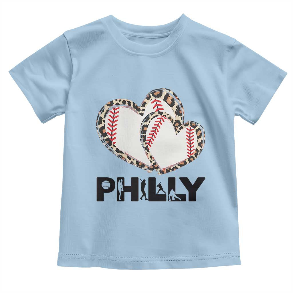 Funny Vintage Philly Baseball Toddler T Shirt Sport Humor Gift TS12 Light Blue Print Your Wear