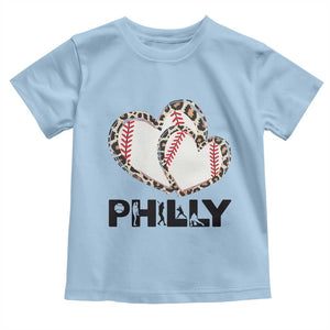 Funny Vintage Philly Baseball Toddler T Shirt Sport Humor Gift TS12 Light Blue Print Your Wear