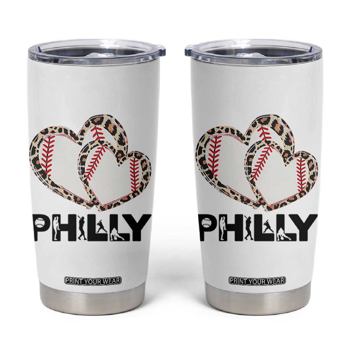 Funny Vintage Philly Baseball Tumbler Cup Sport Humor Gift TS12 White Print Your Wear