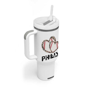 Funny Vintage Philly Baseball Tumbler With Handle Sport Humor Gift TS12 Print Your Wear