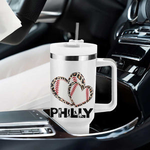 Funny Vintage Philly Baseball Tumbler With Handle Sport Humor Gift TS12 Print Your Wear
