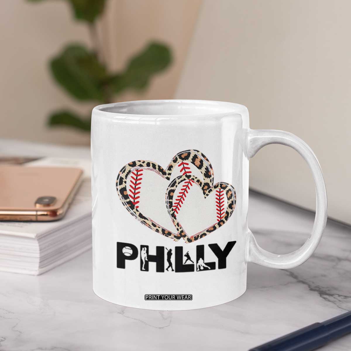 Funny Vintage Philly Baseball Coffee Mug Sport Humor Gift TS12 Print Your Wear