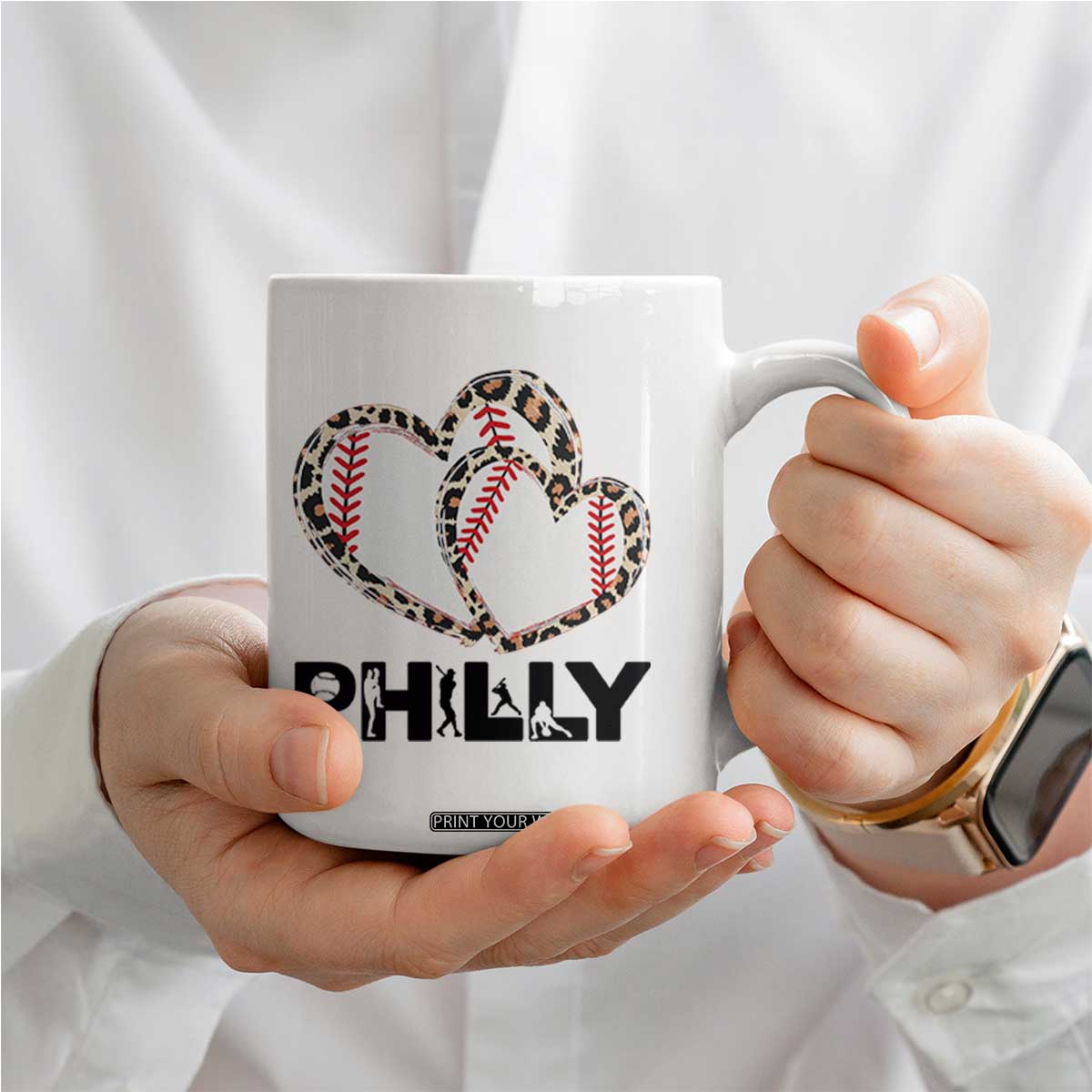 Funny Vintage Philly Baseball Coffee Mug Sport Humor Gift TS12 Print Your Wear