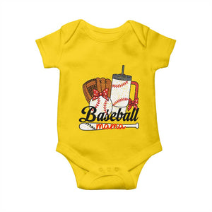 Baseball Mama Baby Onesie Funny Sports Mom Life Lover TS12 Daisy Print Your Wear