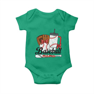 Baseball Mama Baby Onesie Funny Sports Mom Life Lover TS12 Irish Green Print Your Wear