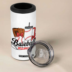Baseball Mama 4 in 1 Can Cooler Tumbler Funny Sports Mom Life Lover TS12 Print Your Wear