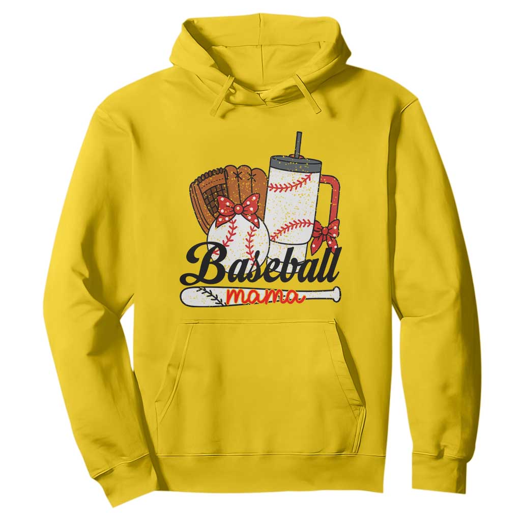 Baseball Mama Hoodie Funny Sports Mom Life Lover TS12 Daisy Print Your Wear