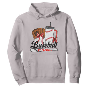 Baseball Mama Hoodie Funny Sports Mom Life Lover TS12 Ice Gray Print Your Wear