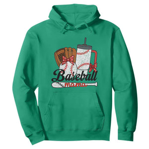 Baseball Mama Hoodie Funny Sports Mom Life Lover TS12 Irish Green Print Your Wear