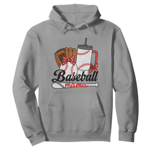 Baseball Mama Hoodie Funny Sports Mom Life Lover TS12 Sport Gray Print Your Wear
