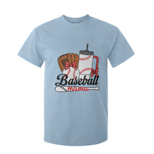 Baseball Mama T Shirt For Kid Funny Sports Mom Life Lover TS12 Light Blue Print Your Wear