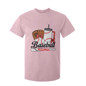 Baseball Mama T Shirt For Kid Funny Sports Mom Life Lover TS12 Light Pink Print Your Wear