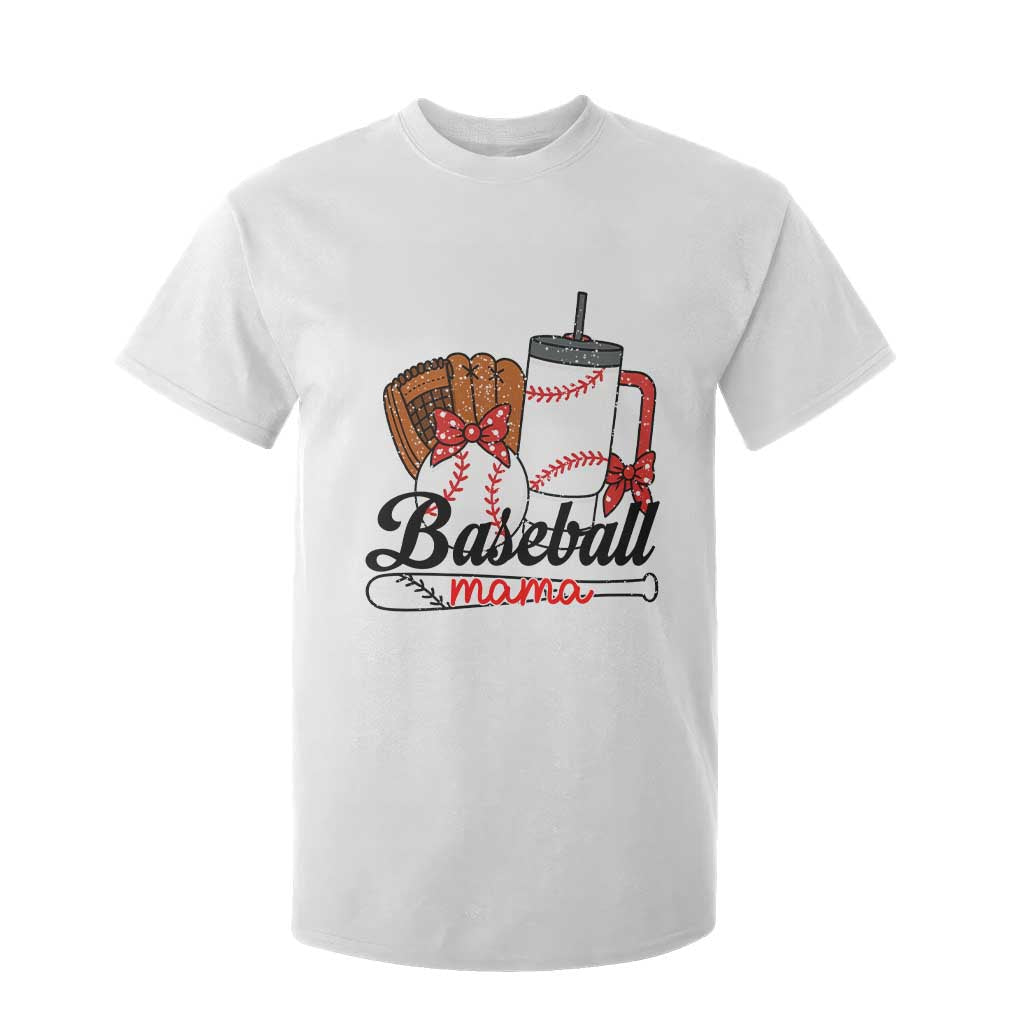 Baseball Mama T Shirt For Kid Funny Sports Mom Life Lover TS12 White Print Your Wear