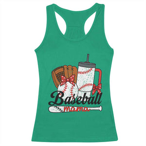 Baseball Mama Racerback Tank Top Funny Sports Mom Life Lover TS12 Irish Green Print Your Wear