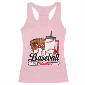 Baseball Mama Racerback Tank Top Funny Sports Mom Life Lover TS12 Light Pink Print Your Wear