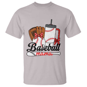 Baseball Mama T Shirt Funny Sports Mom Life Lover TS12 Ice Gray Print Your Wear
