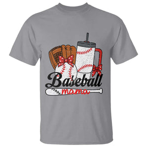 Baseball Mama T Shirt Funny Sports Mom Life Lover TS12 Sport Gray Print Your Wear