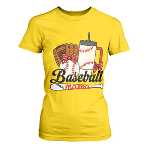 Baseball Mama T Shirt For Women Funny Sports Mom Life Lover TS12 Daisy Print Your Wear