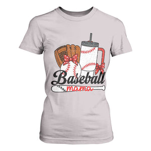 Baseball Mama T Shirt For Women Funny Sports Mom Life Lover TS12 Ice Gray Print Your Wear
