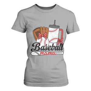 Baseball Mama T Shirt For Women Funny Sports Mom Life Lover TS12 Sport Gray Print Your Wear
