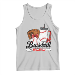 Baseball Mama Tank Top Funny Sports Mom Life Lover TS12 Ash Print Your Wear