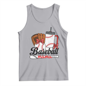 Baseball Mama Tank Top Funny Sports Mom Life Lover TS12 Athletic Heather Print Your Wear