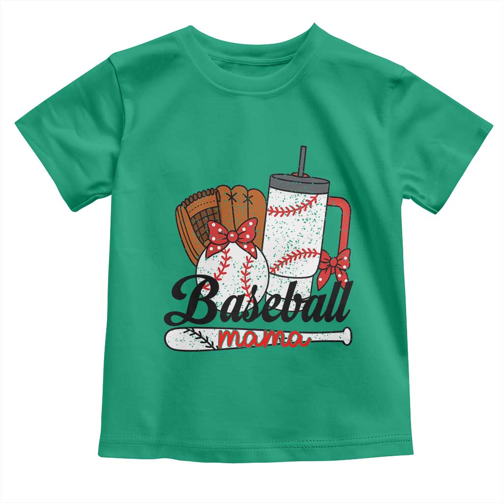 Baseball Mama Toddler T Shirt Funny Sports Mom Life Lover TS12 Irish Green Print Your Wear