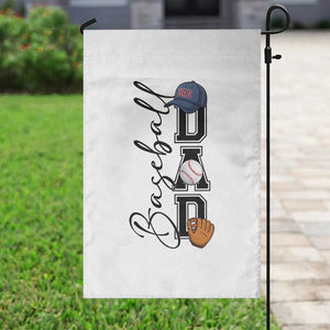 Baseball Dad Garden Flag Funny Sports Papa Life Lover TS12 Print Your Wear