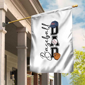Baseball Dad Garden Flag Funny Sports Papa Life Lover TS12 Print Your Wear