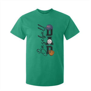 Baseball Dad T Shirt For Kid Funny Sports Papa Life Lover TS12 Irish Green Print Your Wear