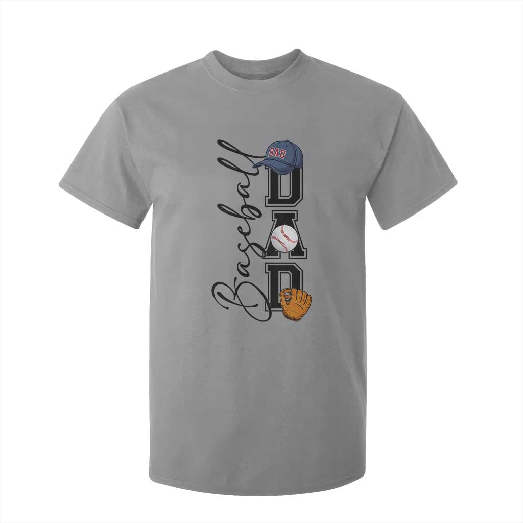 Baseball Dad T Shirt For Kid Funny Sports Papa Life Lover TS12 Sport Gray Print Your Wear