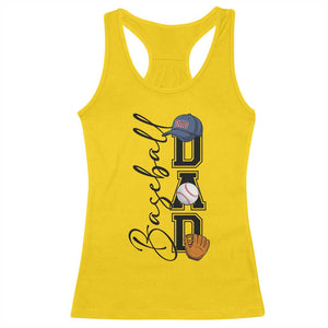 Baseball Dad Racerback Tank Top Funny Sports Papa Life Lover TS12 Daisy Print Your Wear