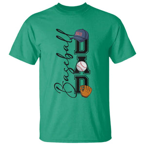 Baseball Dad T Shirt Funny Sports Papa Life Lover TS12 Irish Green Print Your Wear