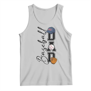 Baseball Dad Tank Top Funny Sports Papa Life Lover TS12 Ash Print Your Wear
