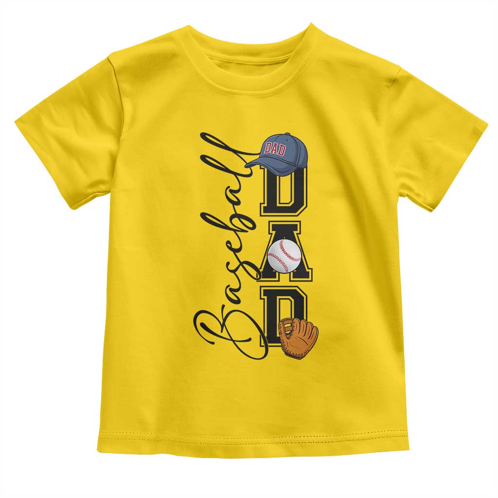 Baseball Dad Toddler T Shirt Funny Sports Papa Life Lover TS12 Daisy Print Your Wear