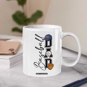 Baseball Dad Coffee Mug Funny Sports Papa Life Lover TS12 Print Your Wear