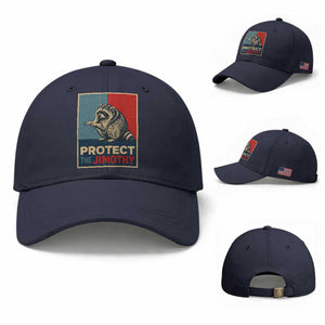Protect The Jimothy Baseball Cap Funny Retro Trash Panda Animal Lover Meme