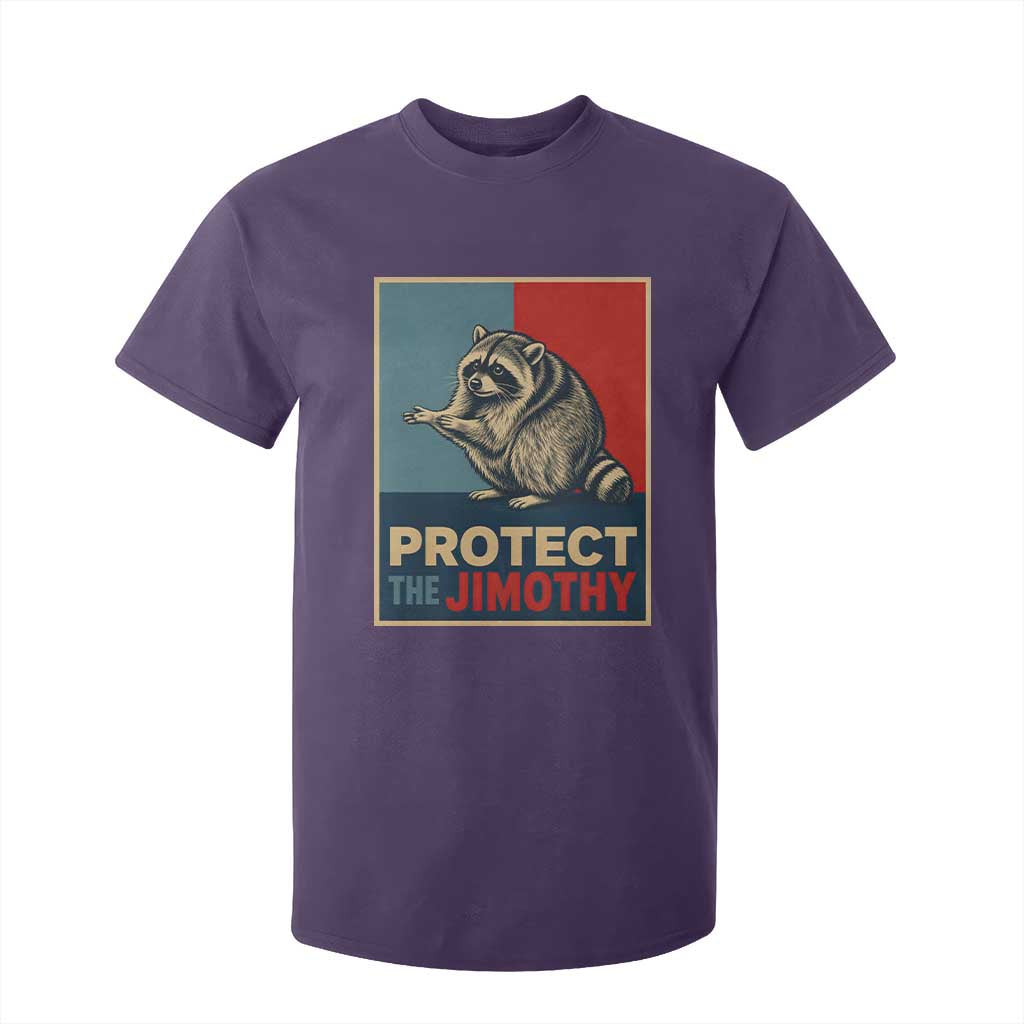 Protect The Jimothy T Shirt For Kid Funny Retro Trash Panda Animal Lover Meme