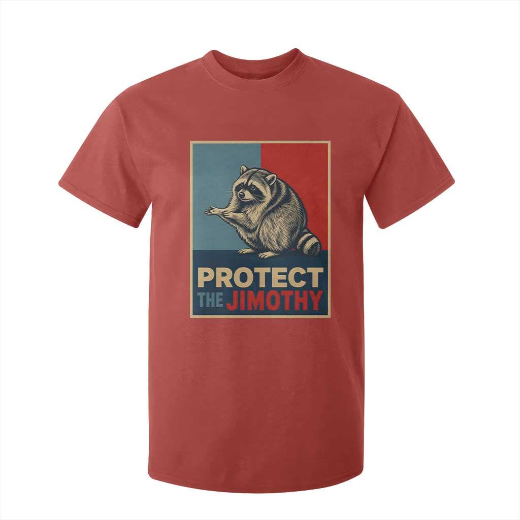 Protect The Jimothy T Shirt For Kid Funny Retro Trash Panda Animal Lover Meme