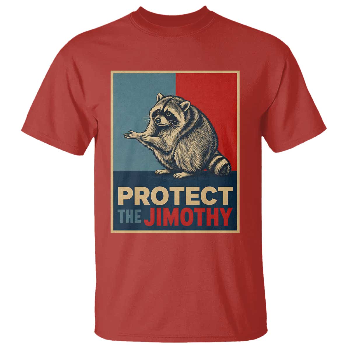 Protect The Jimothy T Shirt Funny Retro Trash Panda Animal Lover Meme