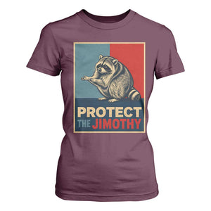 Protect The Jimothy T Shirt For Women Funny Retro Trash Panda Animal Lover Meme
