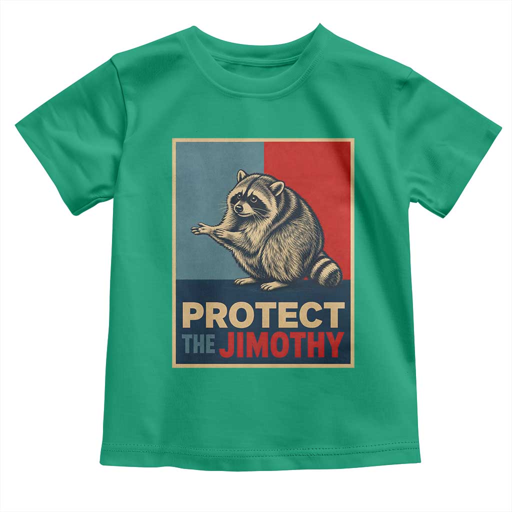 Protect The Jimothy Toddler T Shirt Funny Retro Trash Panda Animal Lover Meme