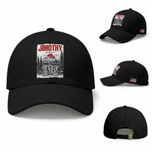 Jimothy The Raccoon Baseball Cap Seattle Skyline Mount Rainier Japanese Retro Vintage Art