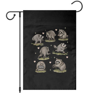 Cute Jimothy The Raccoon Garden Flag Viral Seattle Wildlife Trash Panda Gift