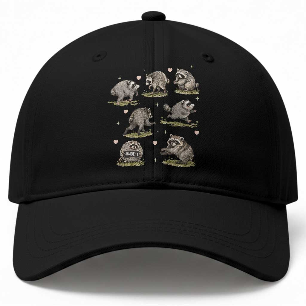 Cute Jimothy The Raccoon Baseball Cap Viral Seattle Wildlife Trash Panda Gift TS12 Print Your Wear