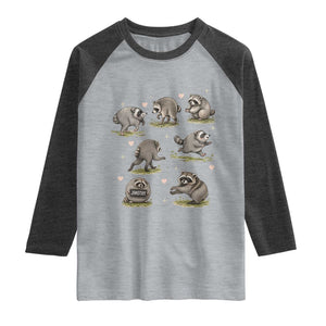 Cute Jimothy The Raccoon Raglan Shirt Viral Seattle Wildlife Trash Panda Gift
