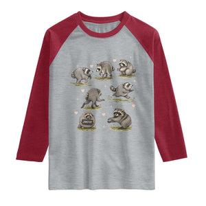Cute Jimothy The Raccoon Raglan Shirt Viral Seattle Wildlife Trash Panda Gift